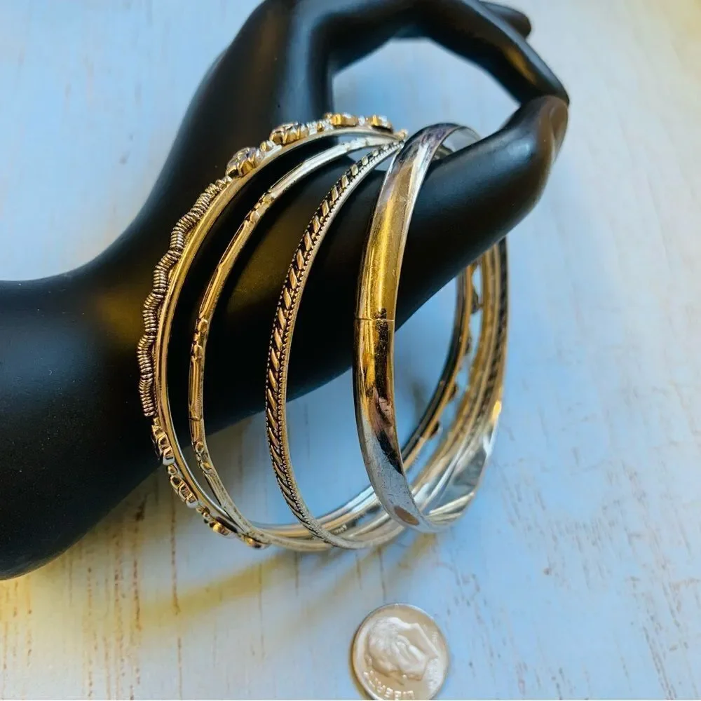 Silver Bangle Bundle‎ - Picture 2 of 2